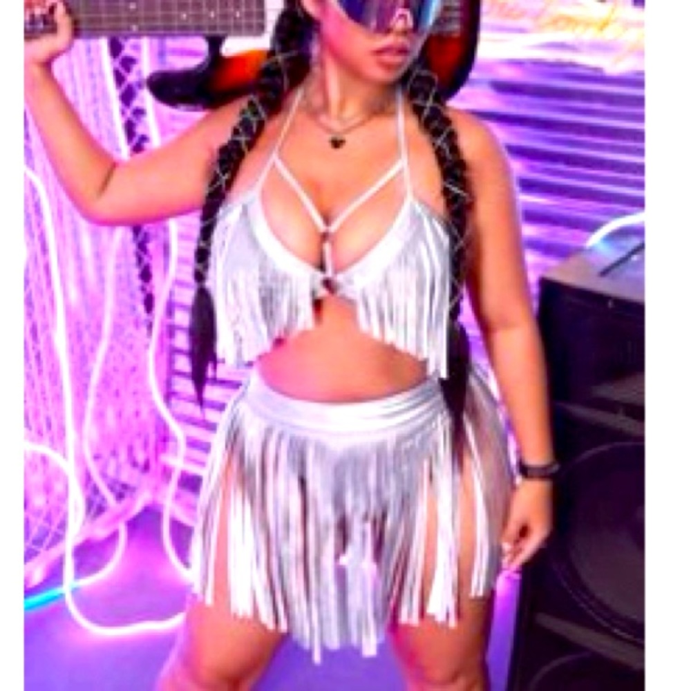 Silver Rave Outfit